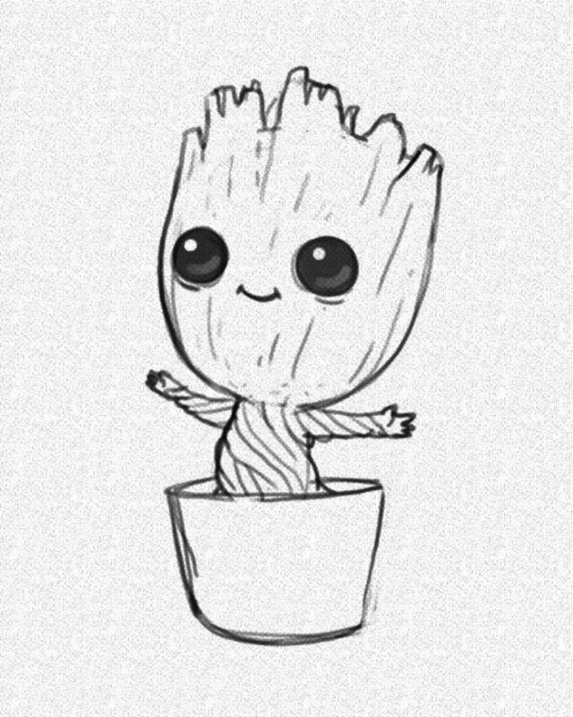 Chậu Groot Baby