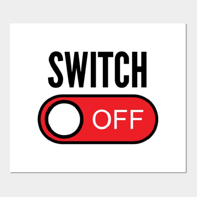 Switch off có nghĩa là tắt hoặc ngừng